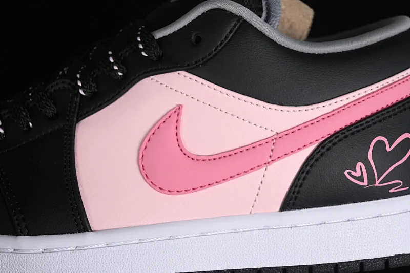 All categories Air Jordan Jordan series basketball shoes Air Jordan 1 Low Air Jordan 1 Low AJ1 Joe 1 Valentine's Day customized low-bang cultural casual sneakers 553558-040